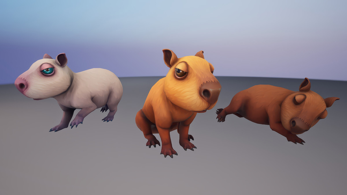 Stylized Capybara
