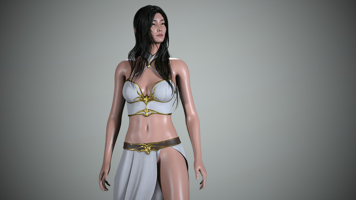Asian Fantasy Women Outfit_1