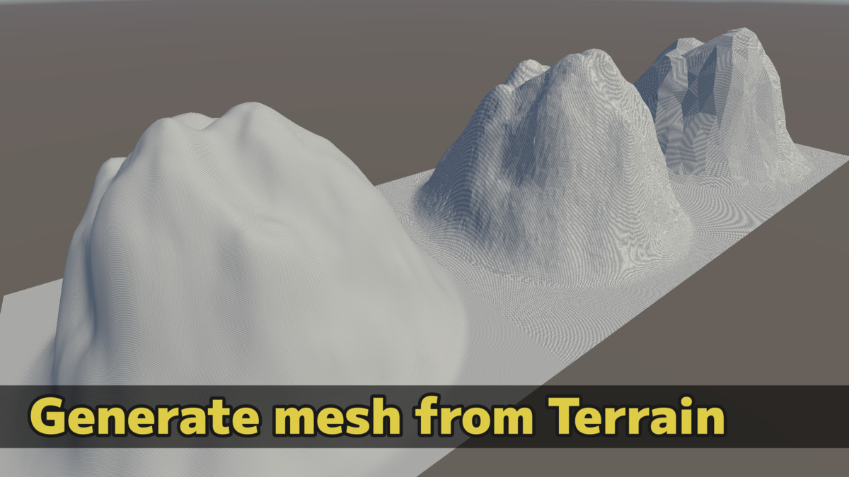 Sb Terrain to Low-Poly Divider