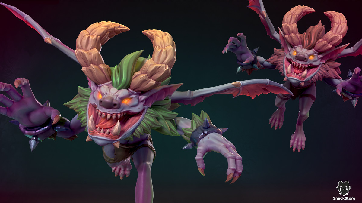 Stylized Fantasy Character (Morvane Duskwing)