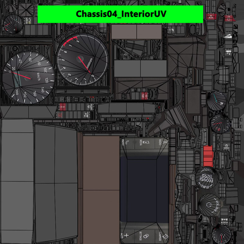 Heavy Truck 7 Chassis Collection URP HDRP Textures