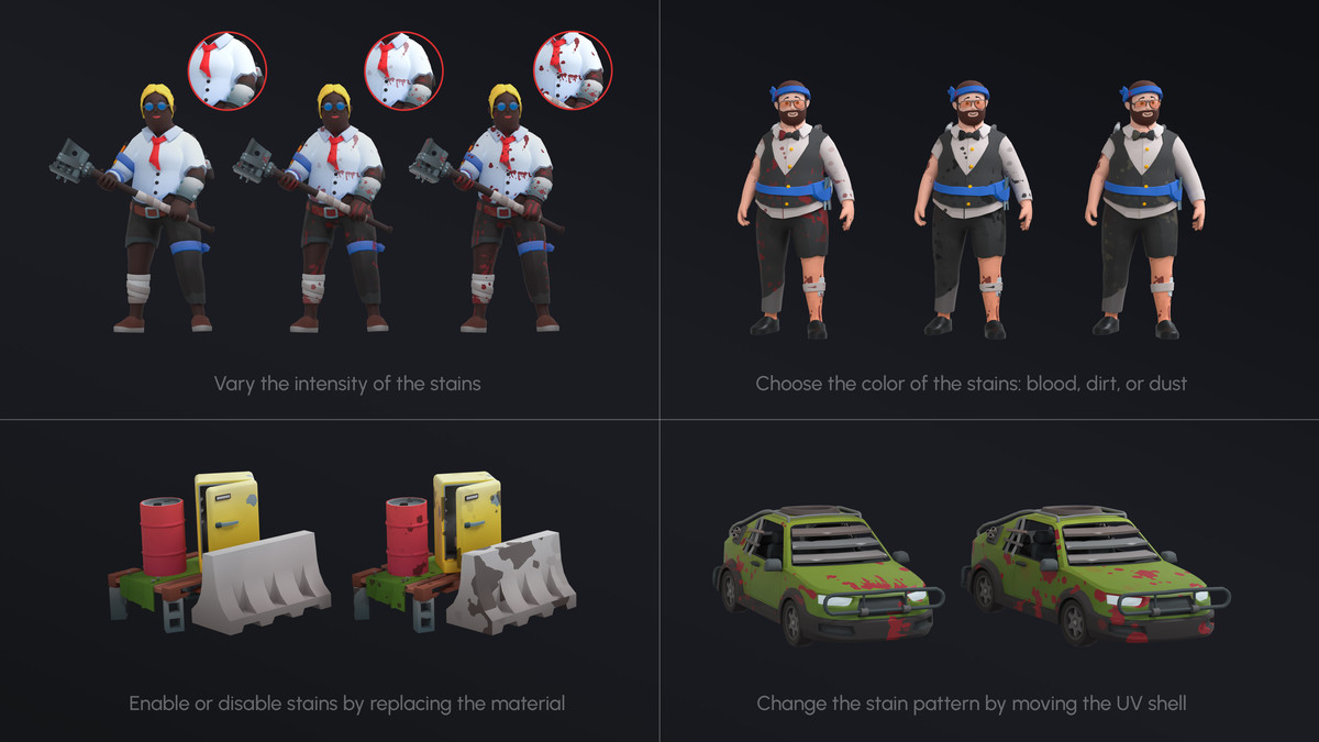 Apocalypse Characters - Modular Animated Pack