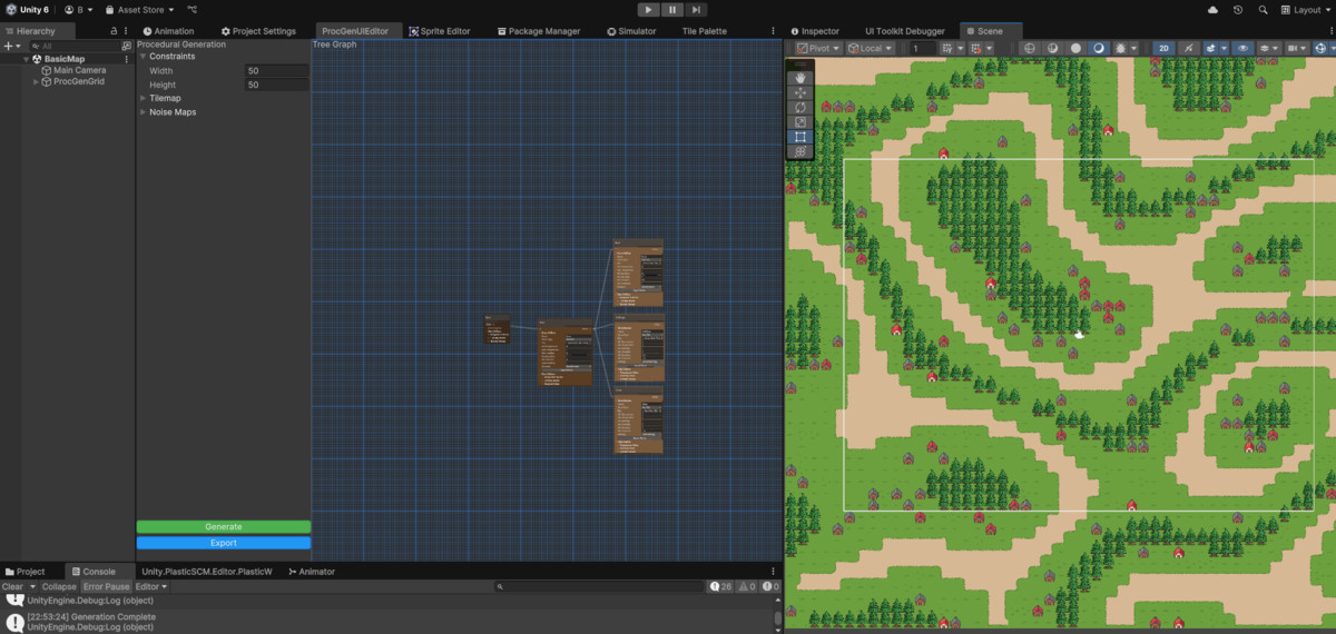 2D Procedural Generator Editor