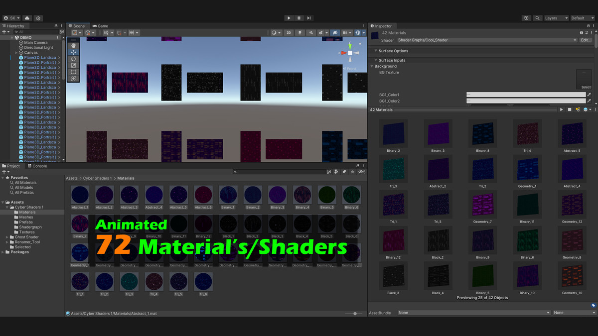 Sci-Fi Cyber BG Shade'r PRO