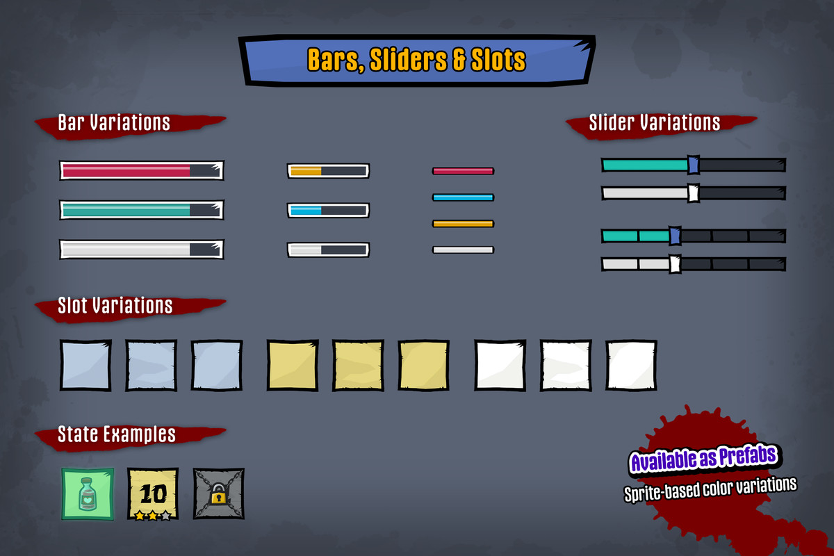 2D Zombie Game Kit - Suburb Pack