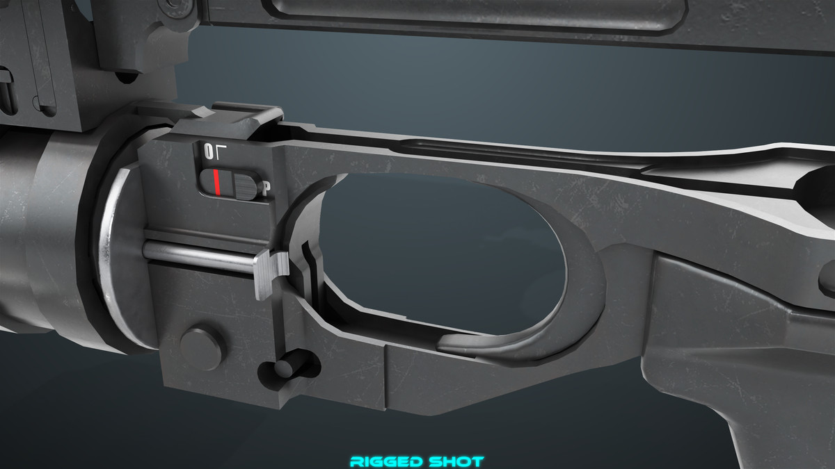 Grenade Launcher 03 Standalone Black URP HDRP Textures