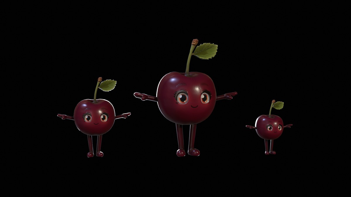 Chibi Fruit Cherry Two