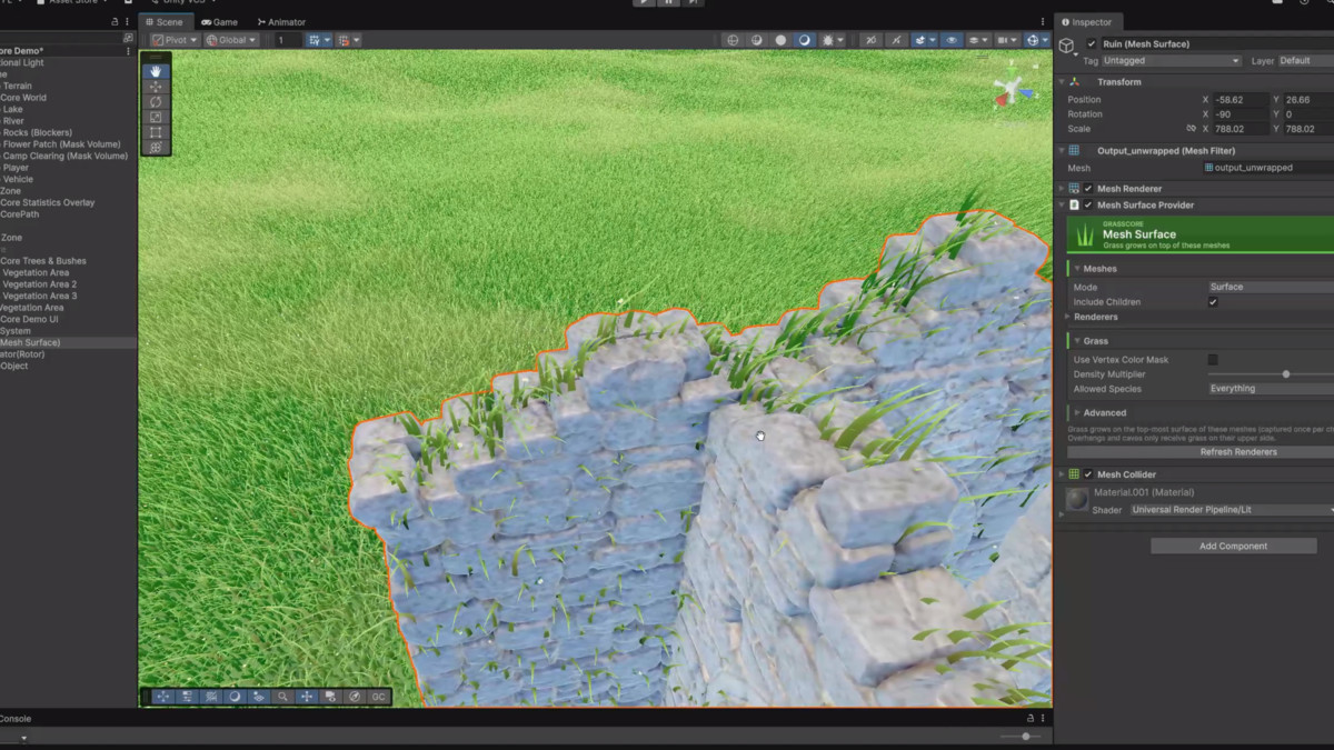 GrassCore - Stylized Grass & Vegetation System