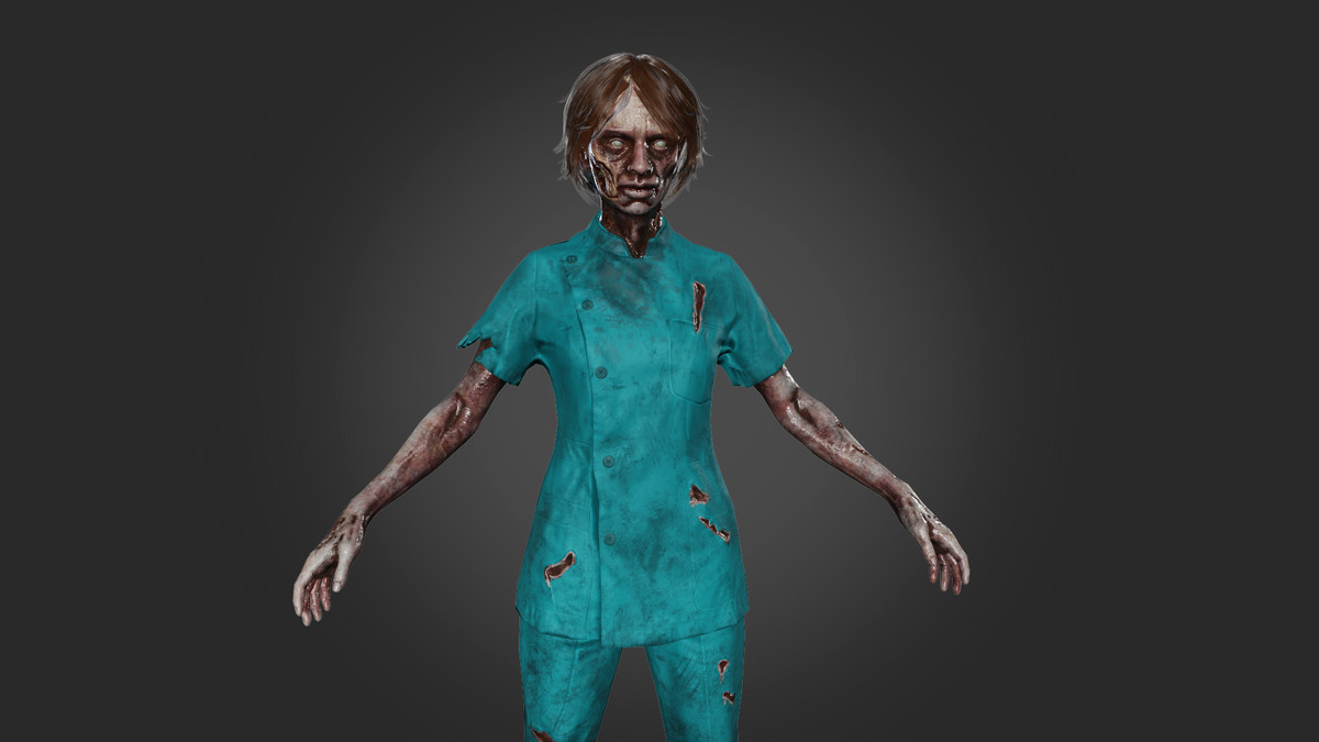 Zombie nurse_woman