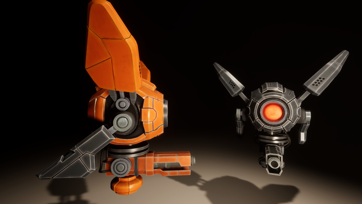 Sci-Fi Drone: Stylized Enemy Unit