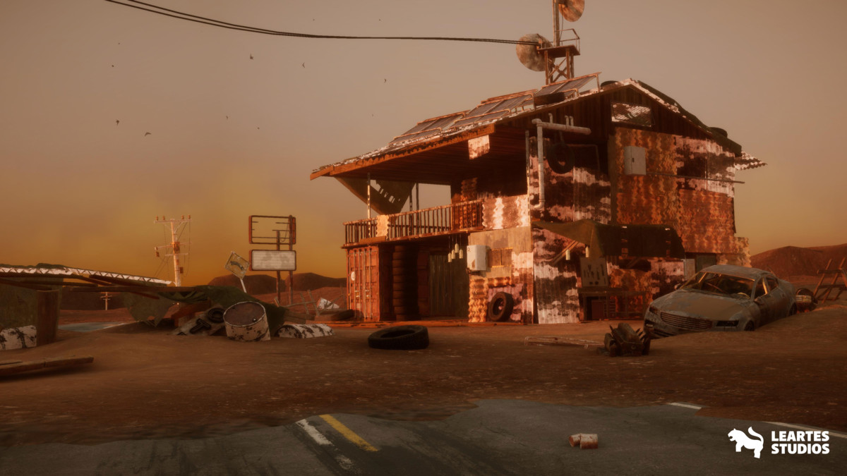 Post Apocalyptic Desert Environment ( Post Desert Apocalyptic Wild Desert 3D )