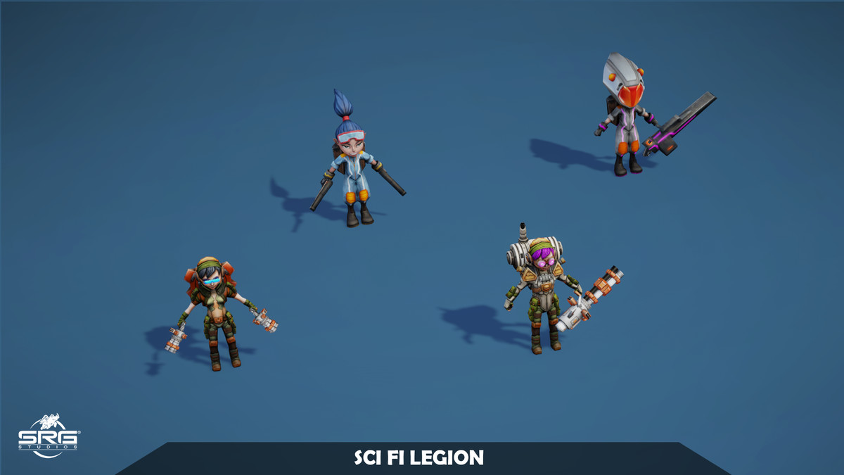 Ultra Legion - Sci Fi & Fantasy 3D Character Mega Pack