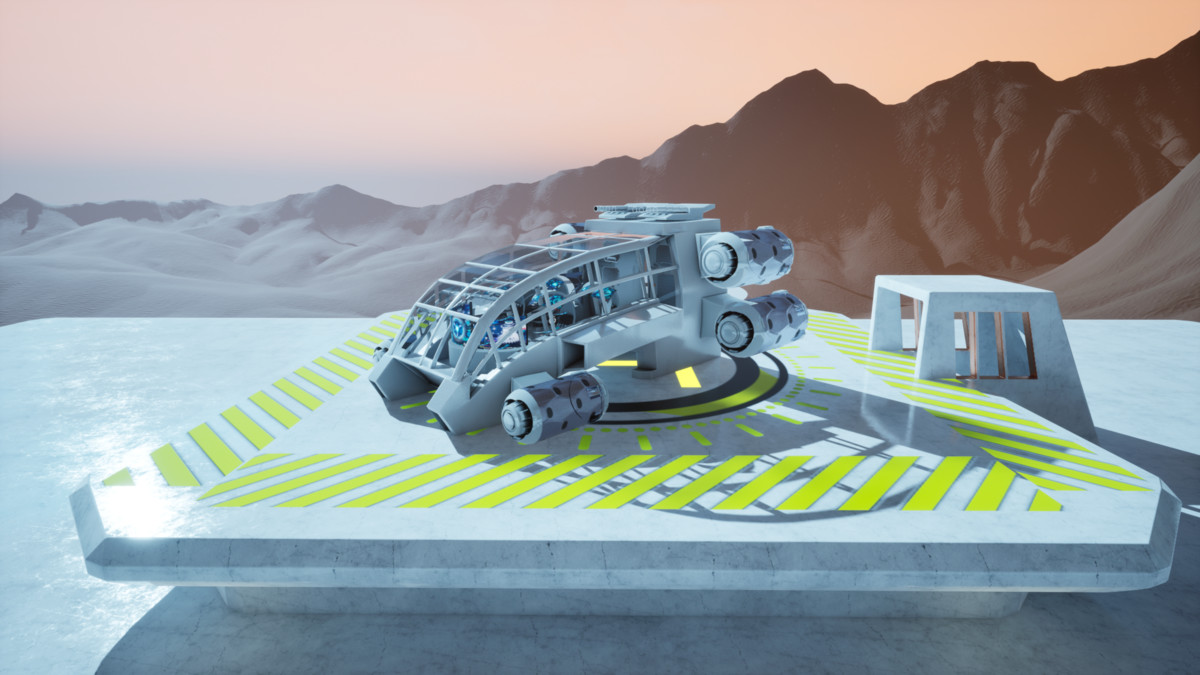 Futuristic Environment Kit Vol.2 – Sci-Fi Living Facility