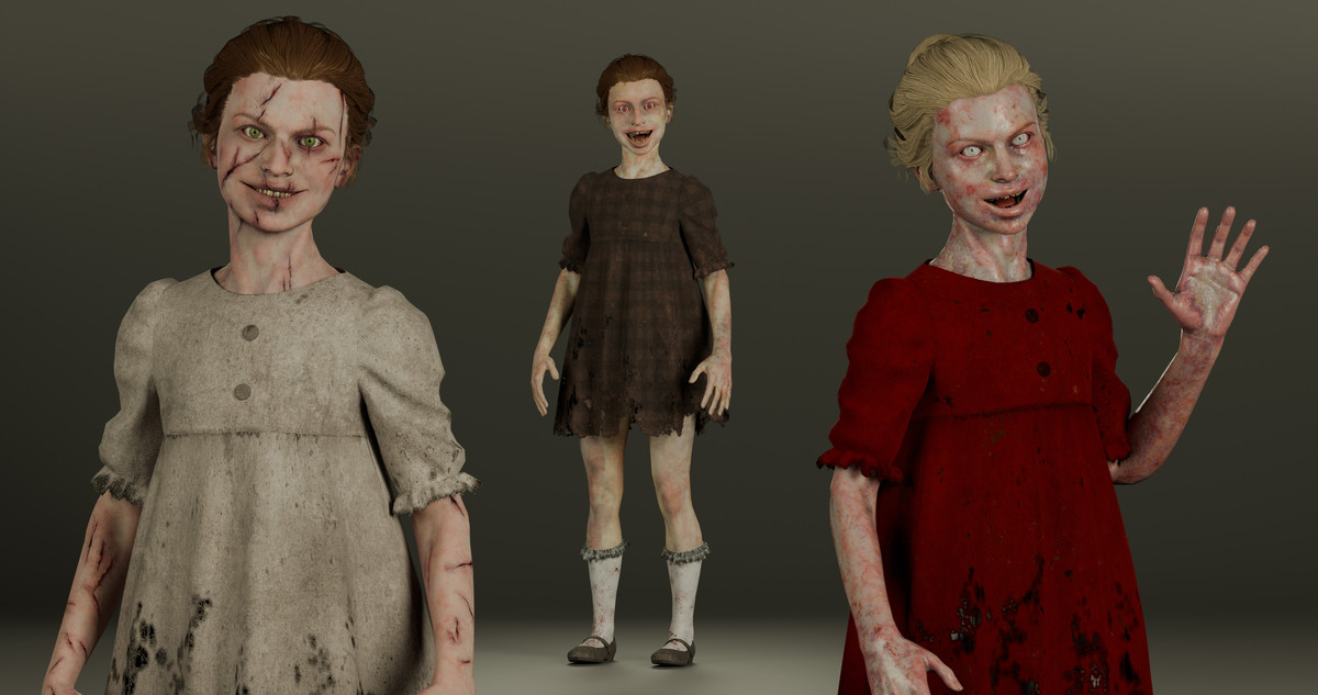 Horror School Girl