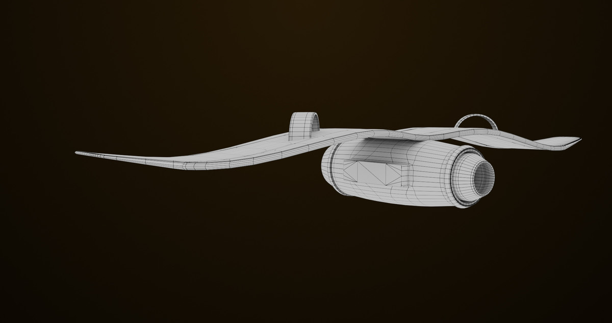 Sci Fi Hoverboard 6 URP HDRP Textures