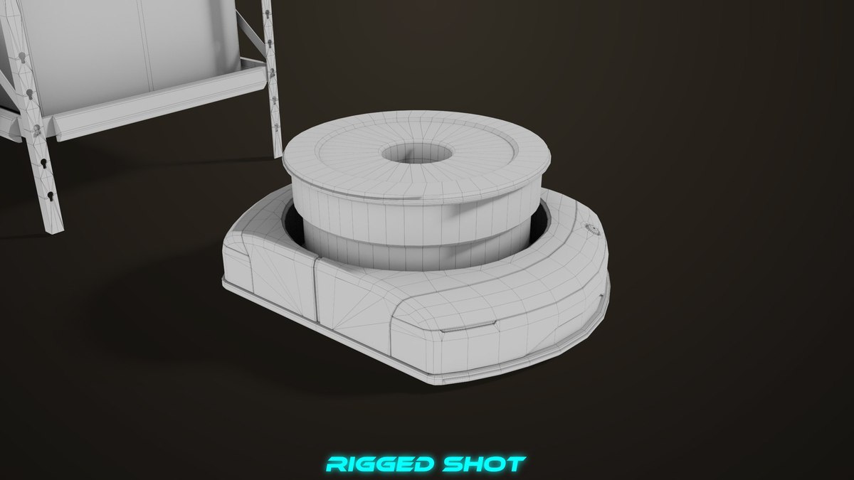 Warehouse Robot Generic Bule URP HDRP Textures