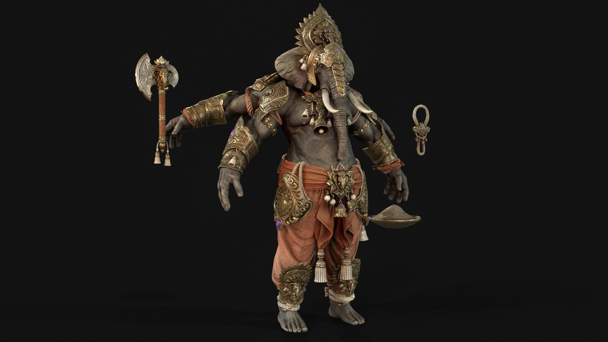 Ganesha Indian god.