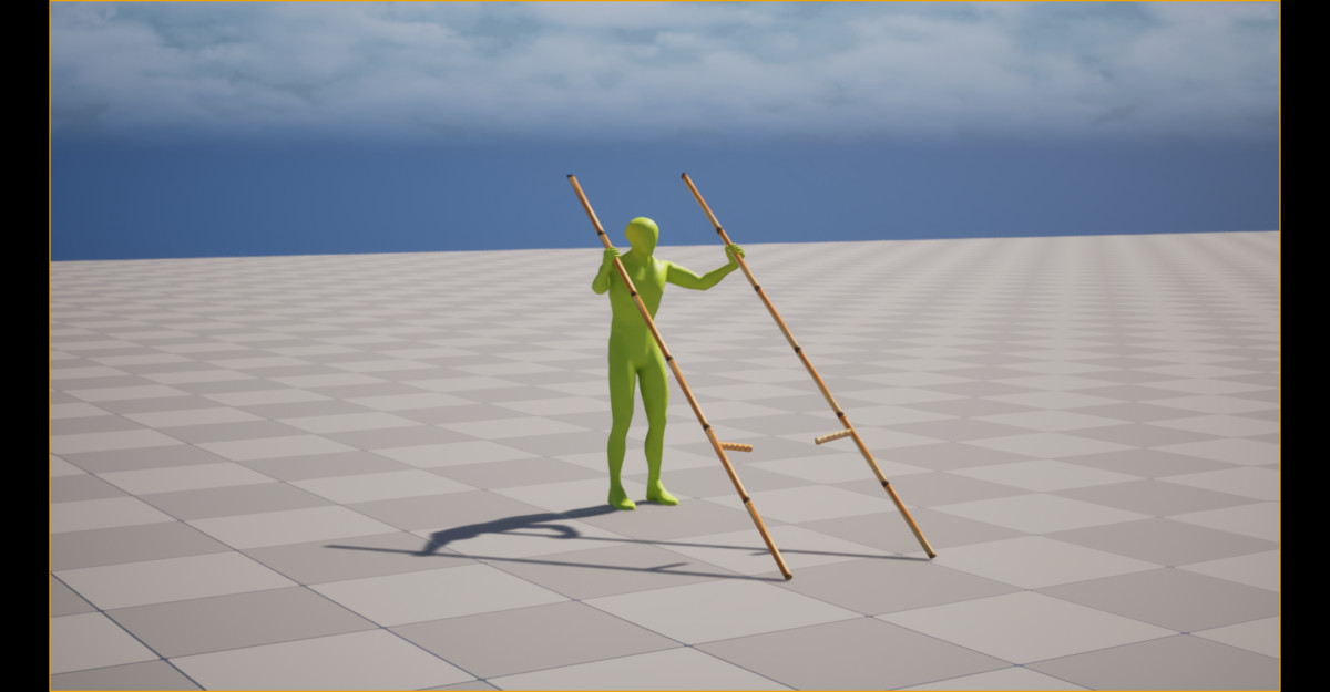 Bamboo Stick Locomotion Pack
