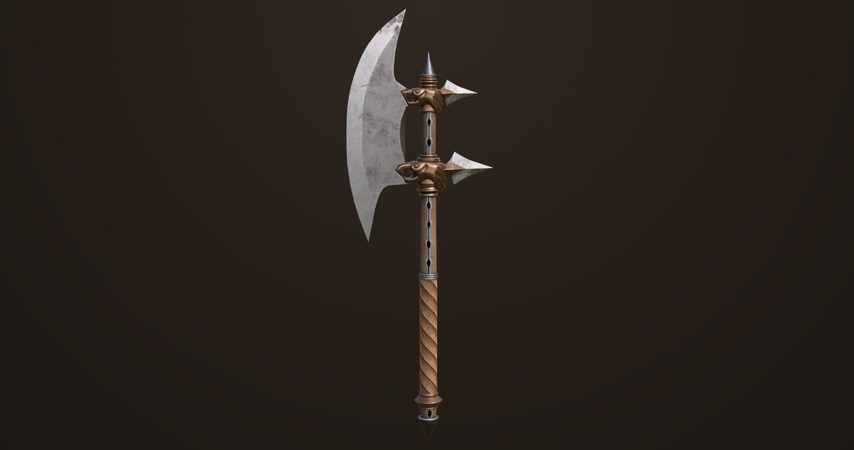 6 Battle Axes Collection 01 URP HDRP Textures