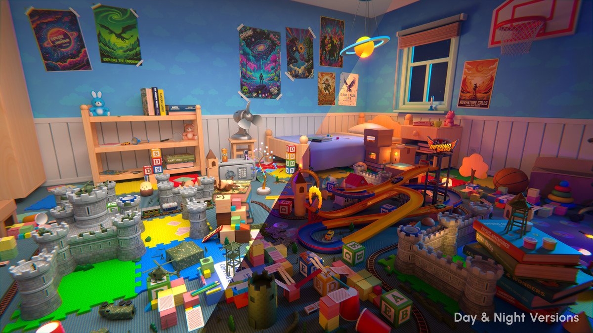 Playroom - Low Poly 3D Models Pack