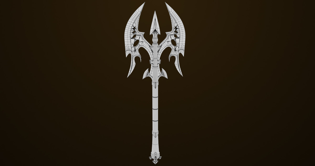 Battle Axe 01 URP HDRP Textures
