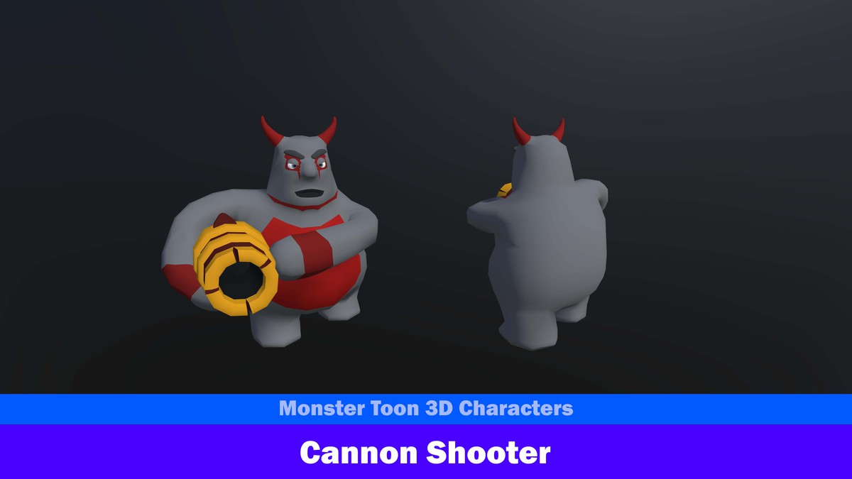 Monster Toon 3D Characters