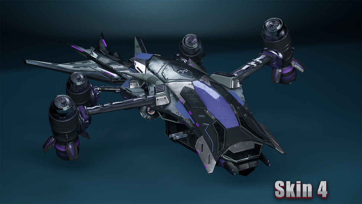 Sci-Fi Transport - Military Airplane