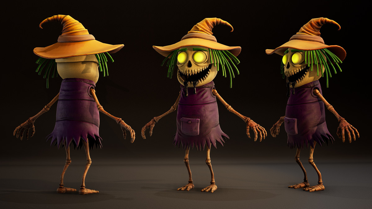 Stylized Scarecrow Character Pack