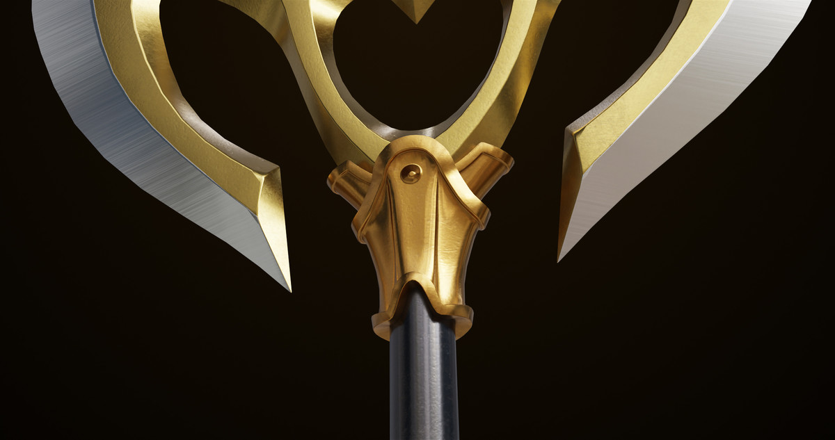 Battle Axe 06 Bronze URP HDRP Textures