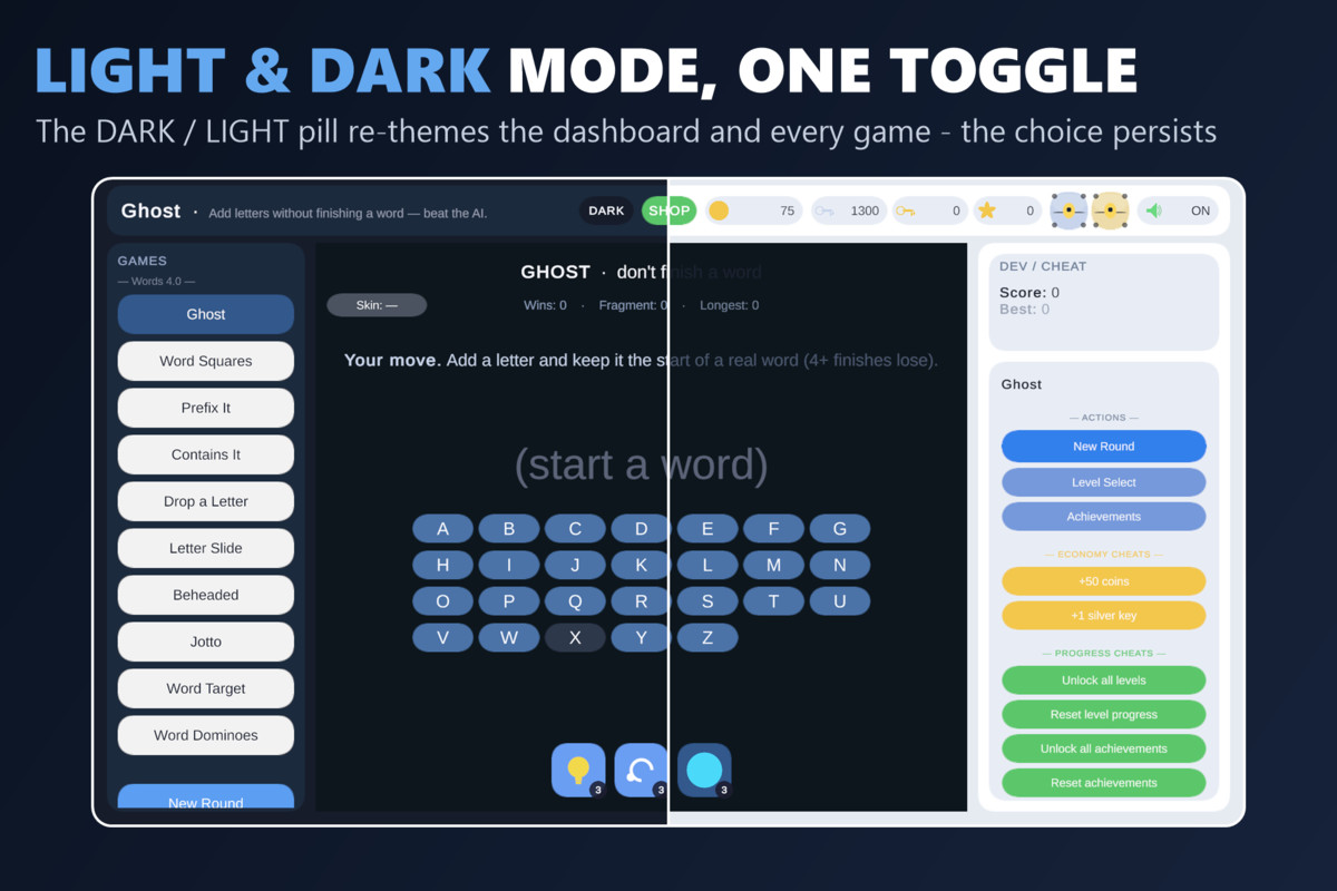 Mini Game Templates Words 4.0 - 10 Words Starters for Unity