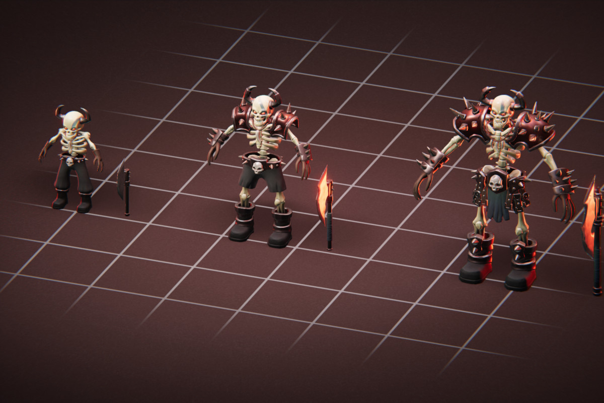 Viking Skeleton - 3 Characters + Animations