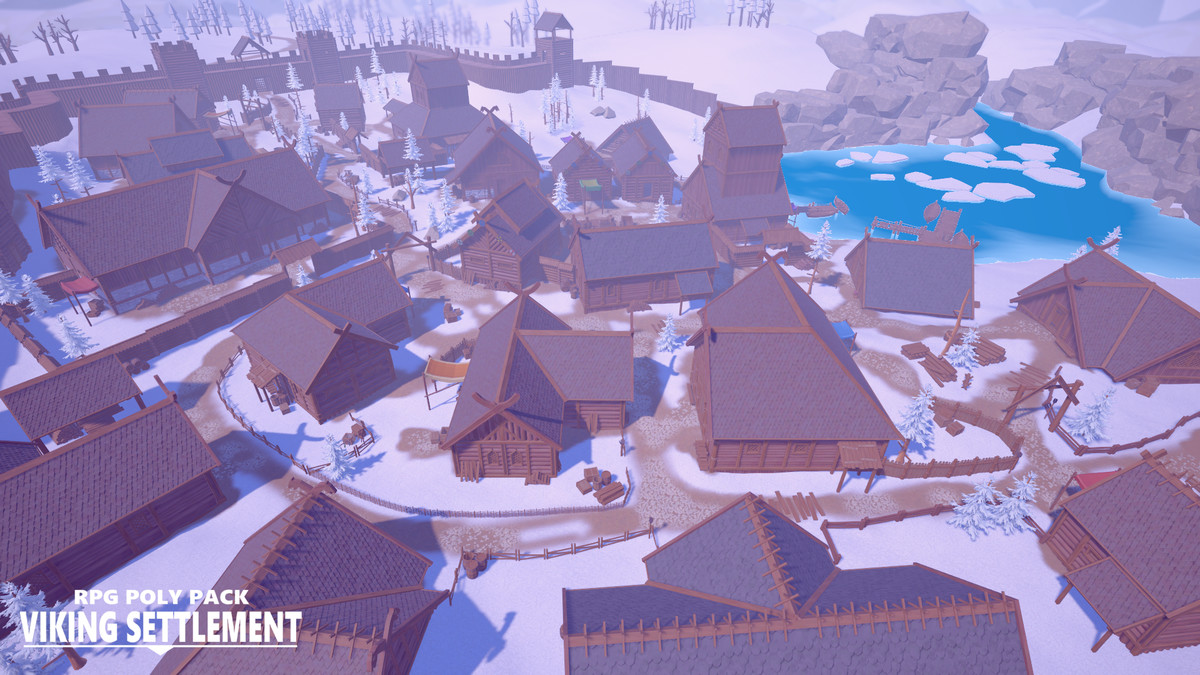 RPG Poly Pack - Viking Settlement