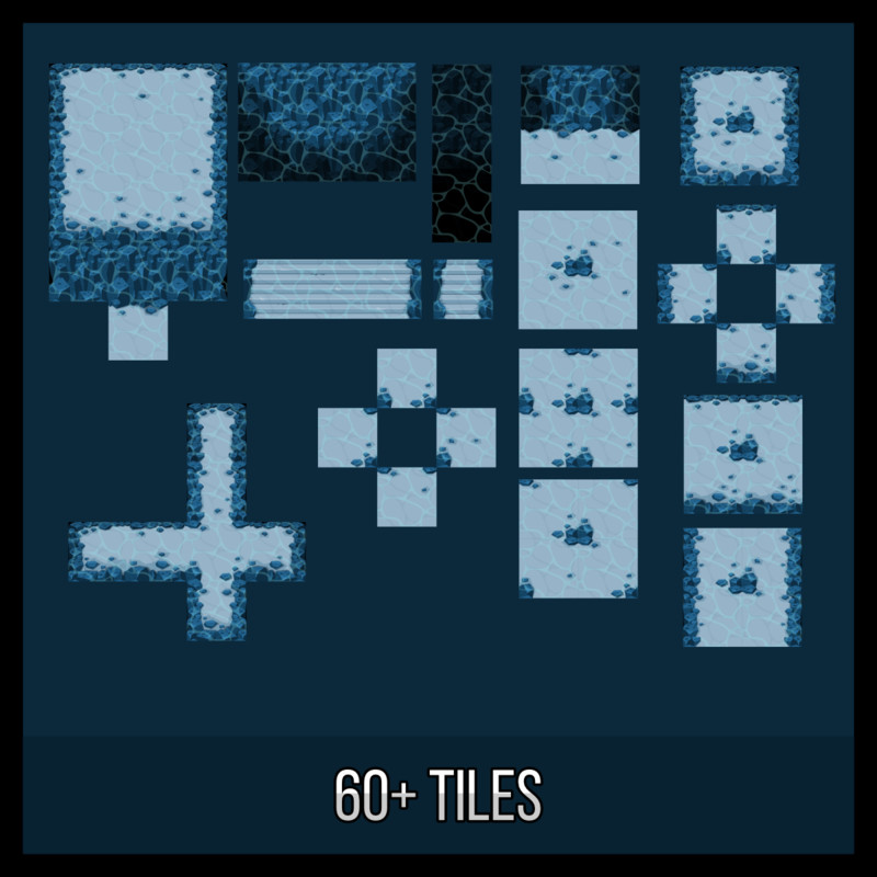 Underwater Top-Down Tileset