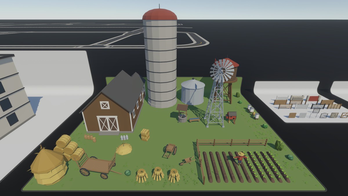 Low Poly Props Library – Forest, Sea, Town, Farm & More