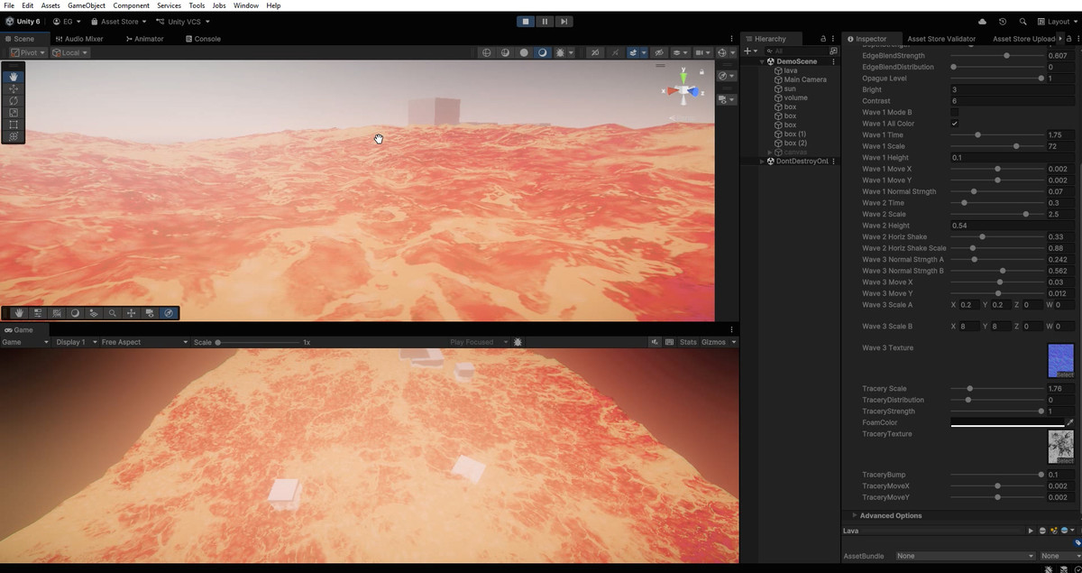 Lava shader (URP)