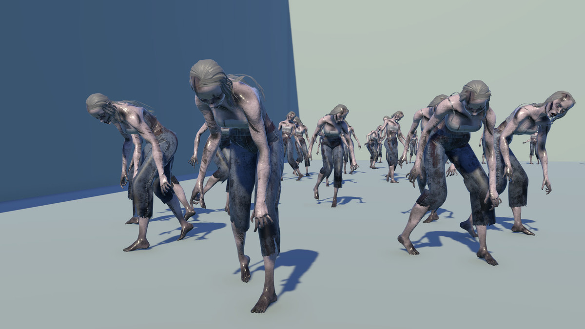 Female Zombie Animations