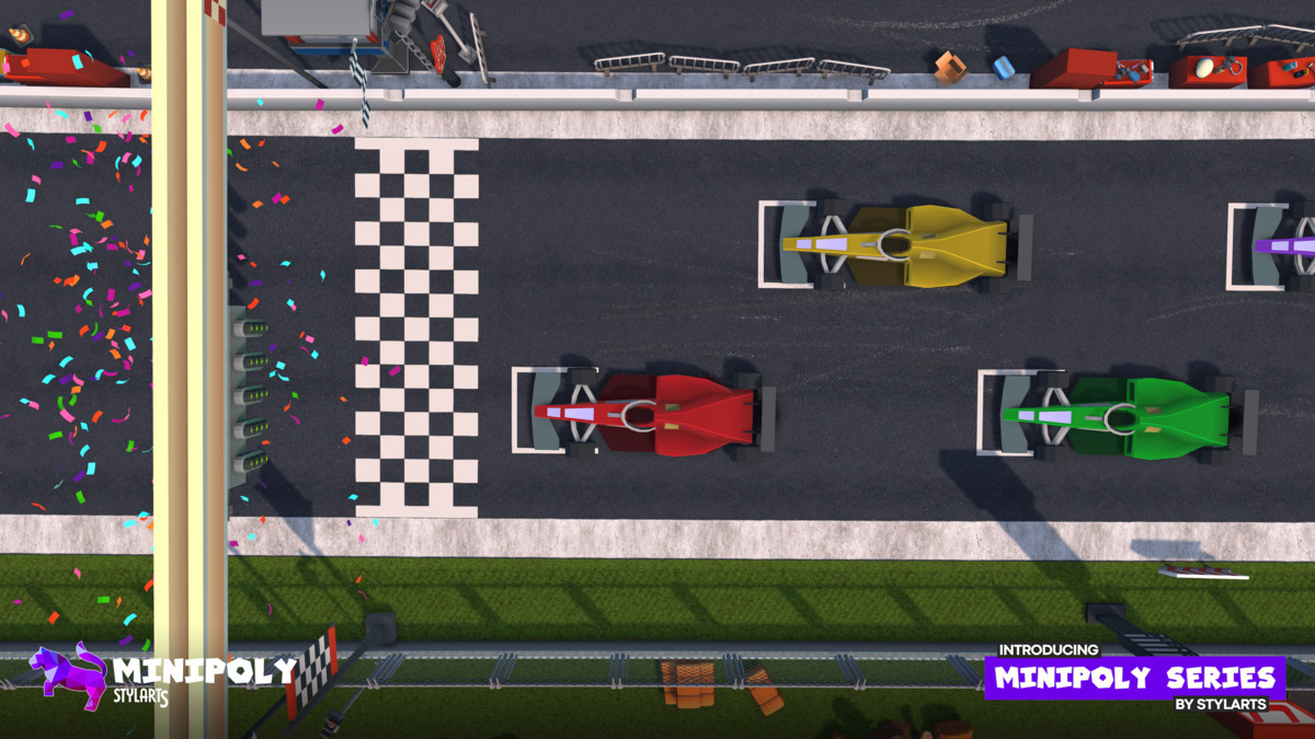 Minipoly Series - Race Track ( Stylized Lowpoly Environment ), image 13