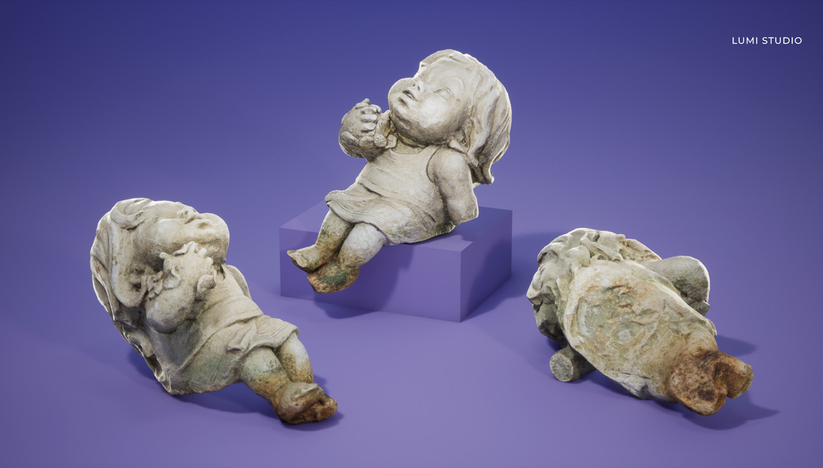 Old Stone Statues Pack