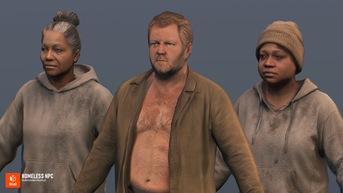 Homeless NPC - survivors people