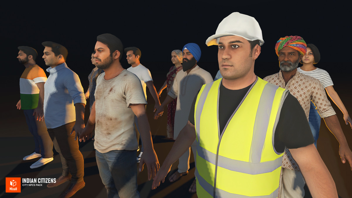 Indian Citizens – City NPCs Pack