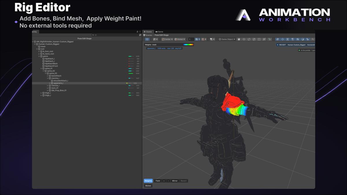Animation Workbench Pro - Edit, Pose & Preview Animations