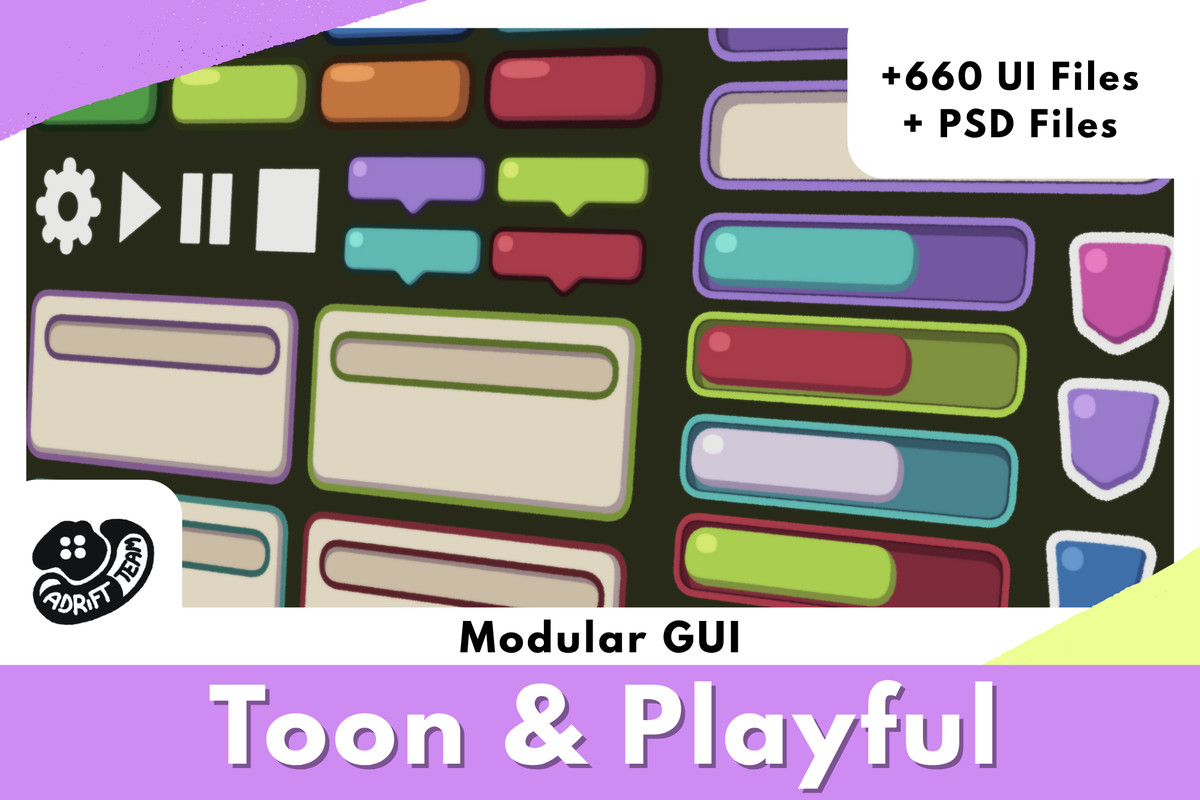 Toon & Playful GUI - Lite Pack