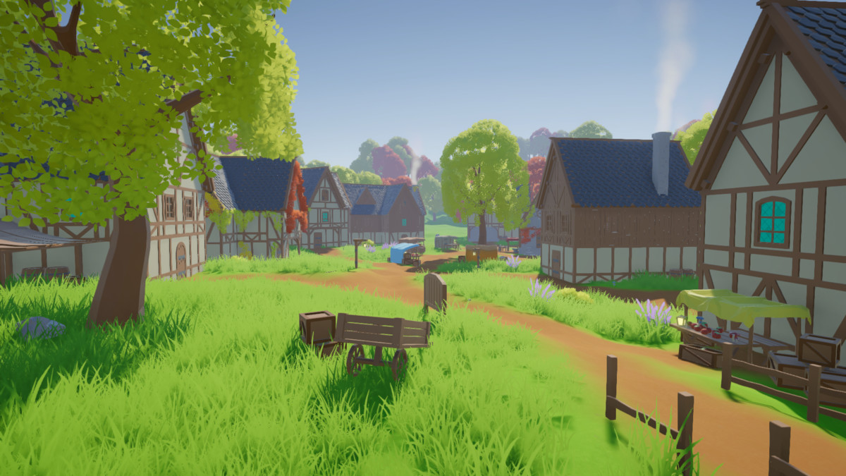 VERDANT Low Poly Modular Medieval Village