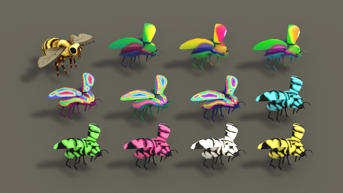 Stylized Critter Mini Collection - Pollinators & Insects