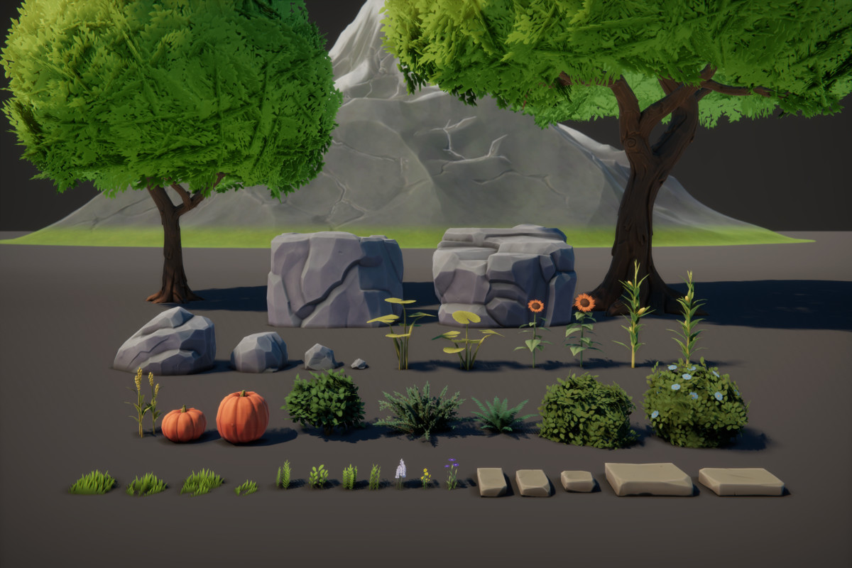 Stylized Medieval Modular Fort and Castle