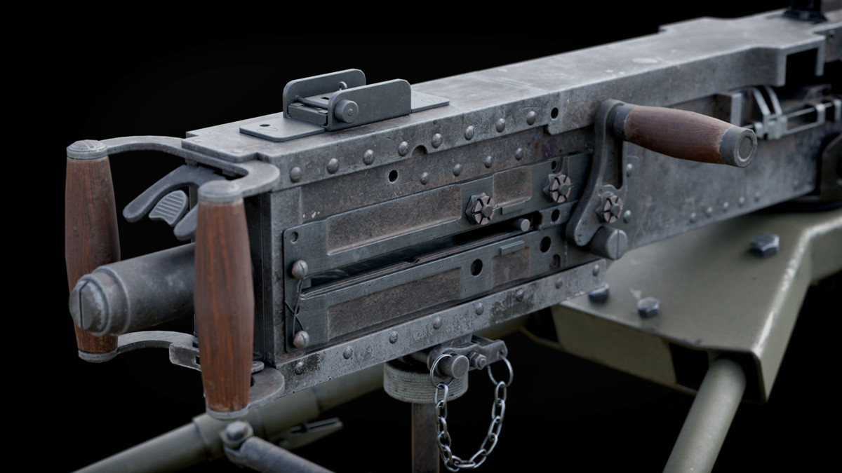 Machine Gun M2 Browning