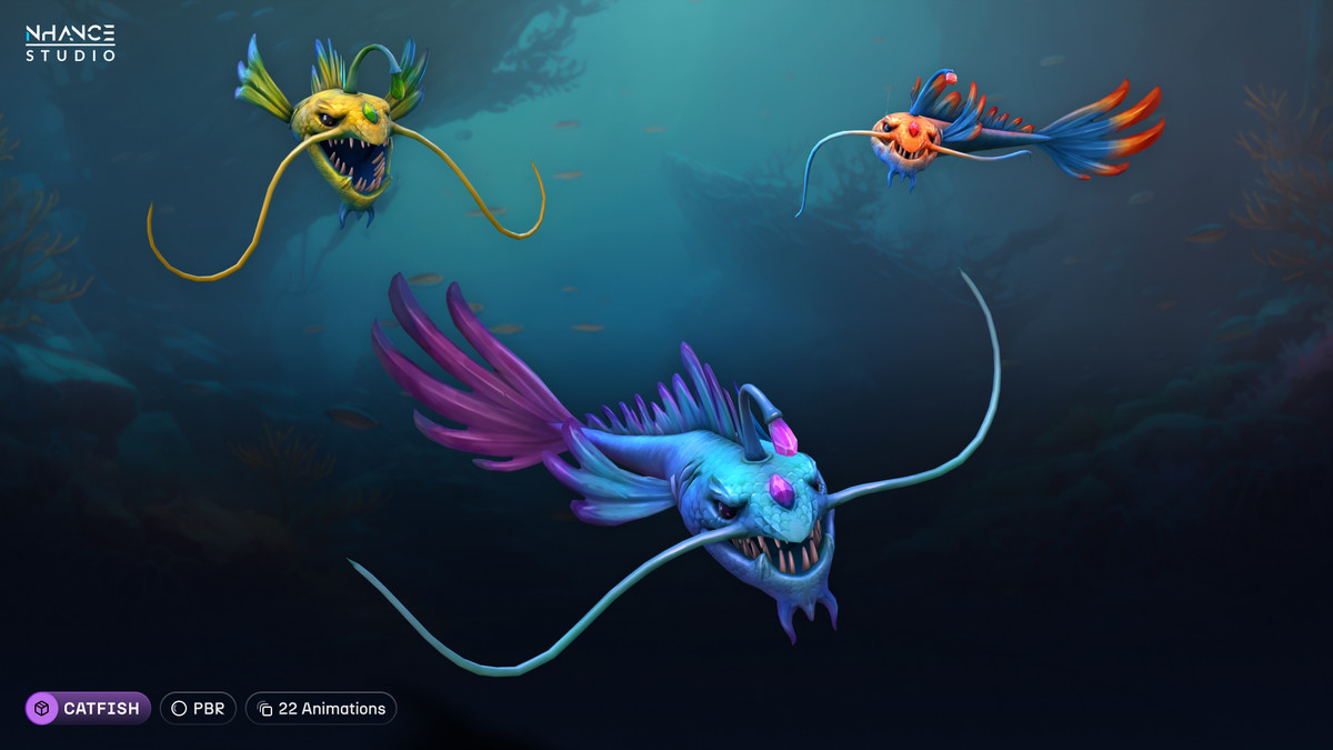Stylized Sea Animals Bundle