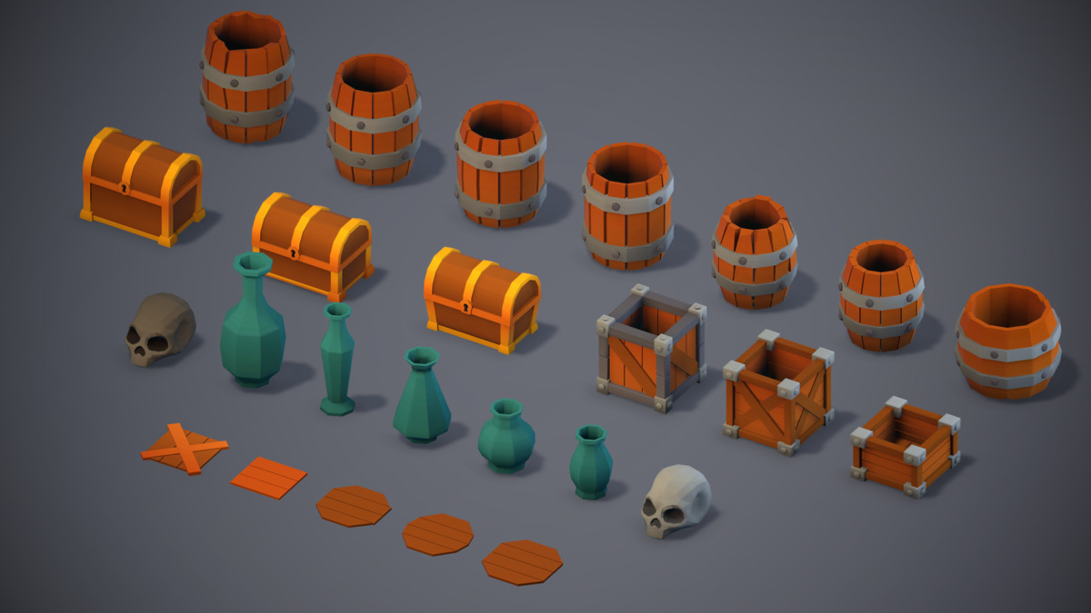 Voxel Valley Low Poly Modular Castle Pack