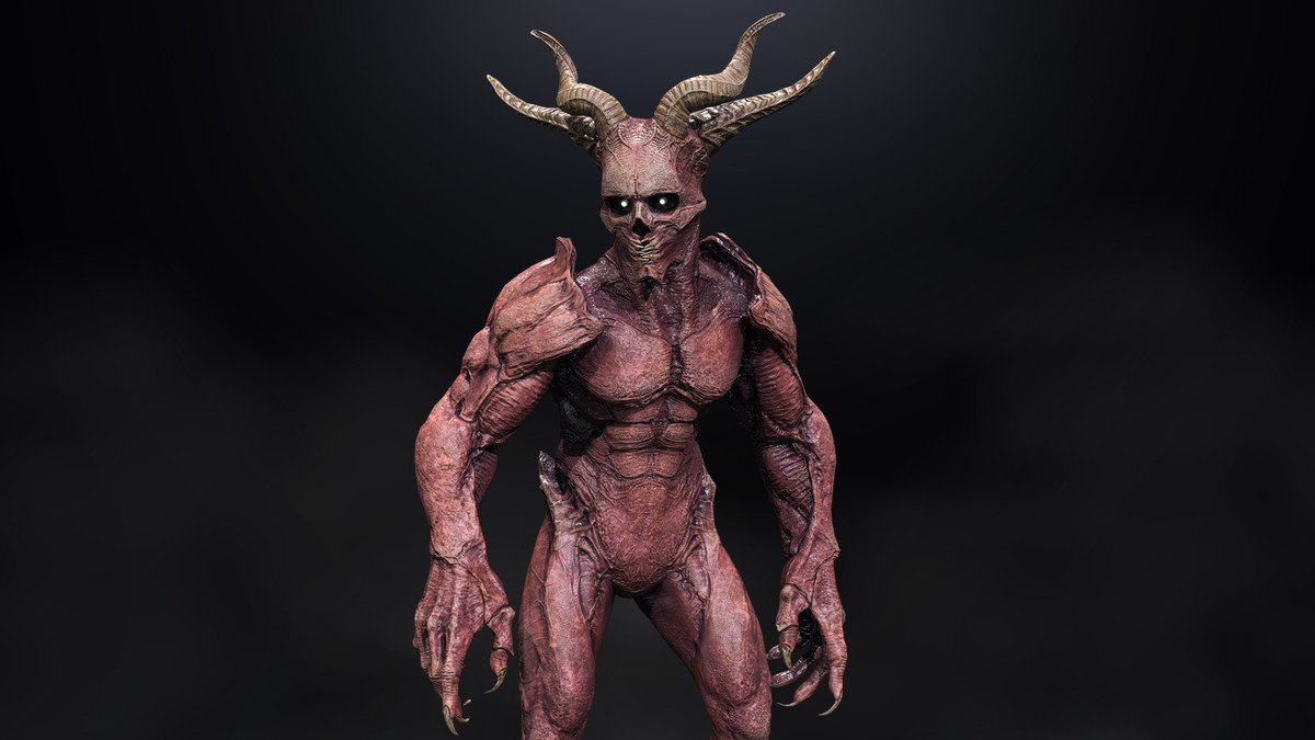 Intelligent Alien Race Demon Boss