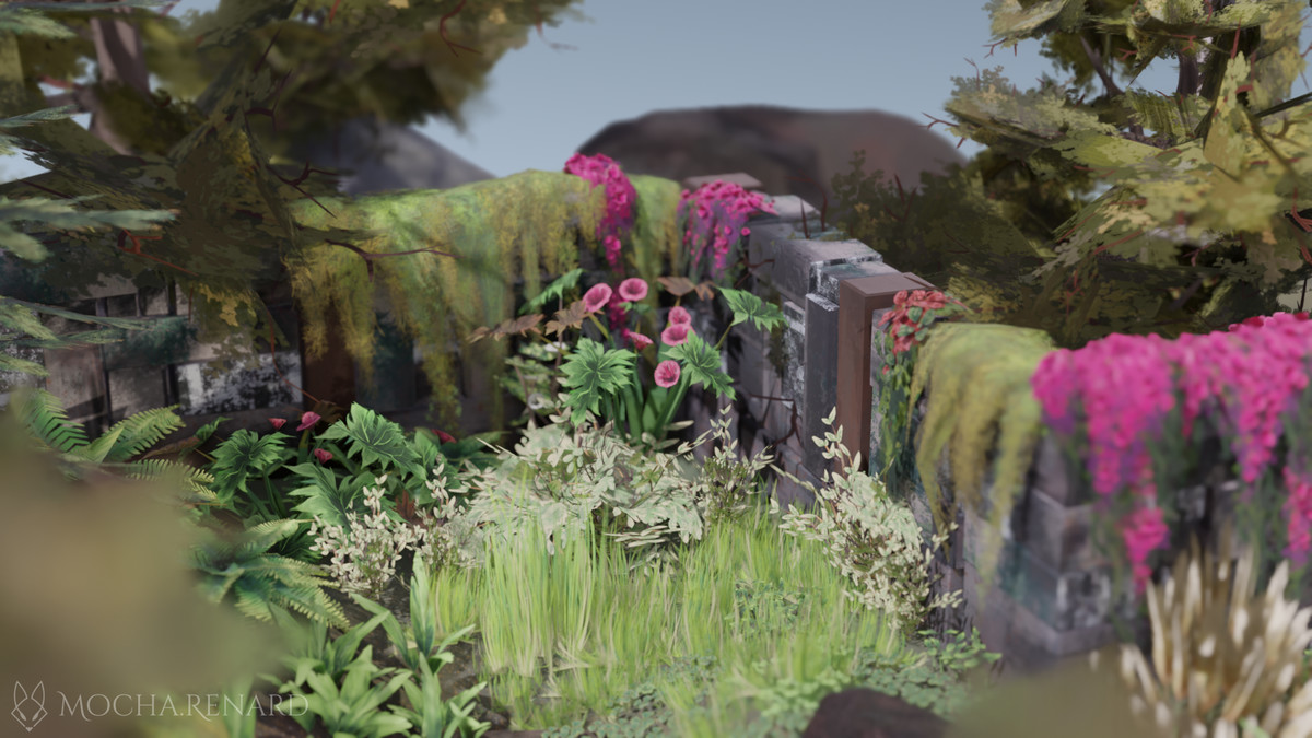 Renard Noir Hand-painted Foliage Pack